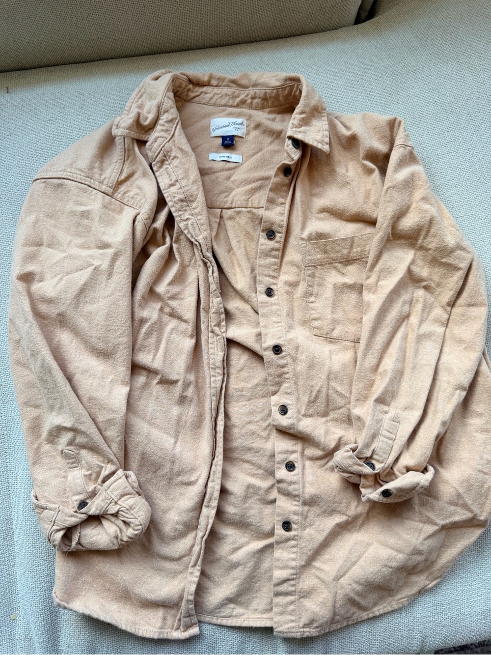 Universal Thread Tan Button-Up Shirt Jacket